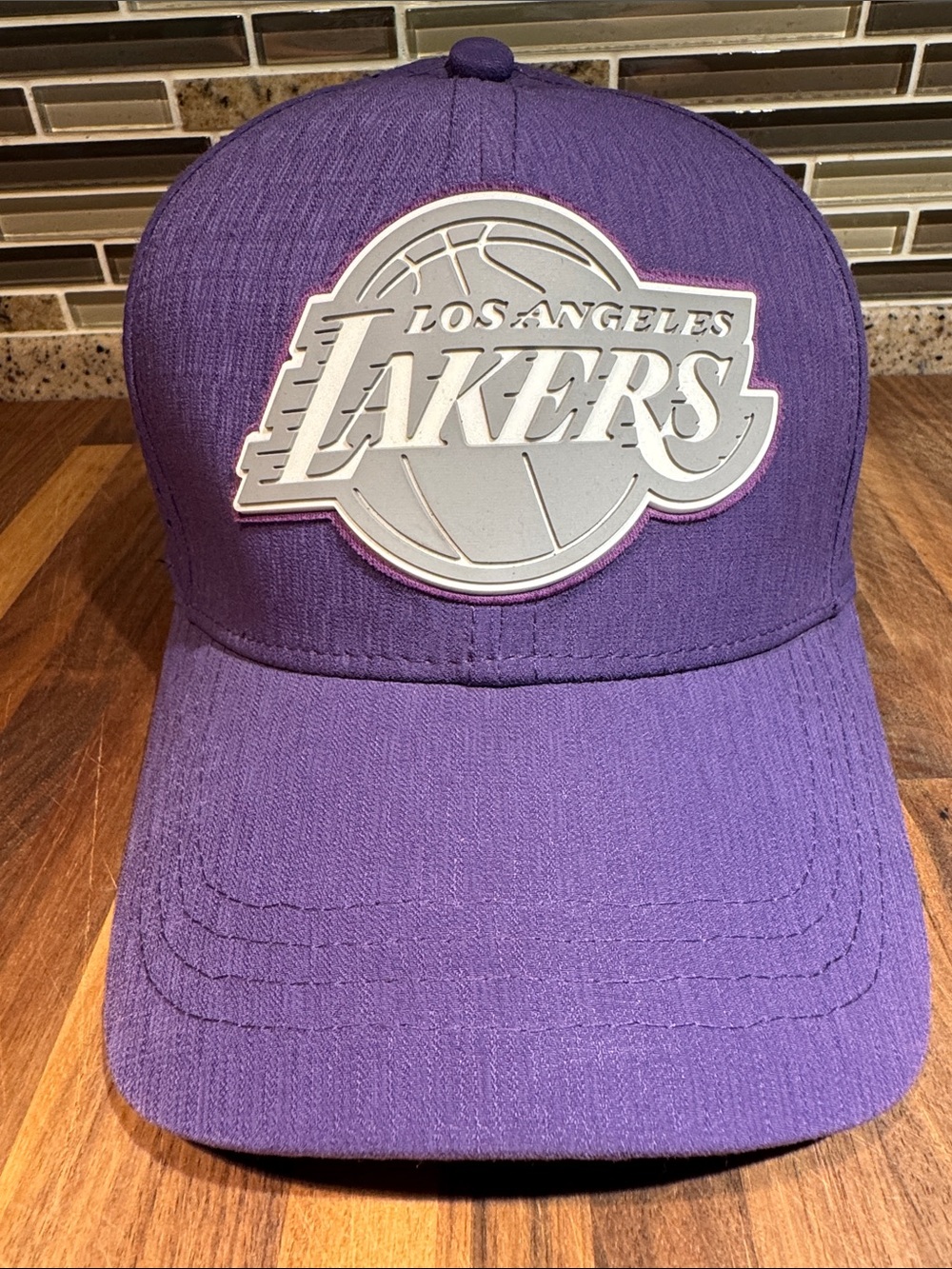 Ultra Game Purple Los Angles Lakers Basketball Adjustable Hat Cap